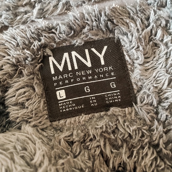 Andrew Marc Performance - Ultra Soft Fleece Hoodie (Blue) size Large - Picture 6 of 6